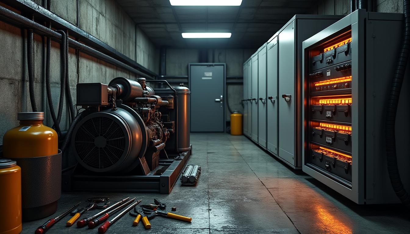 Accueil 5 découvrez les avantages et inconvénients des générateurs et batteries pour alimenter un abri antiatomique. faites le bon choix pour votre sécurité et autonomie énergétique en cas de crise.